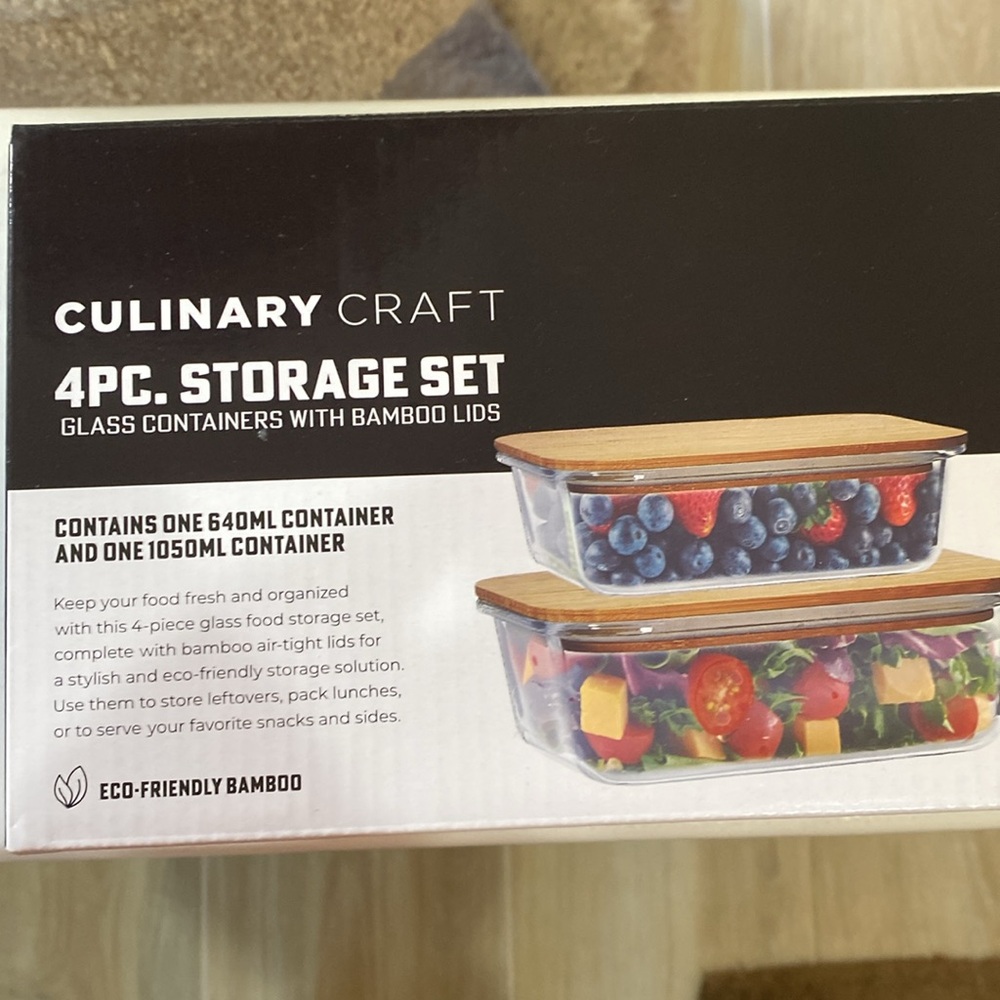 Glass Storage Set - Picture 2 of 2